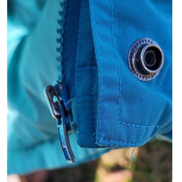 Vintage Teal Down Jacket • Explosion Brand • 80% Down Filled Winter Coat - Picture 6 of 14